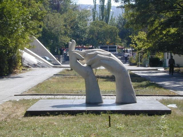 The Hands Statue